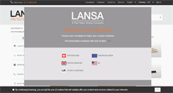 Desktop Screenshot of lansapricingsystem.com