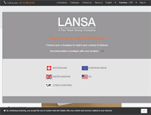 Tablet Screenshot of lansapricingsystem.com